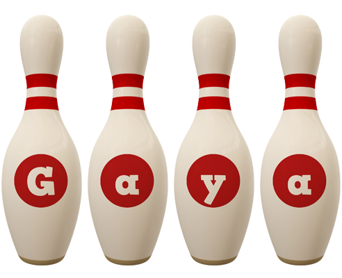 Gaya bowling-pin logo