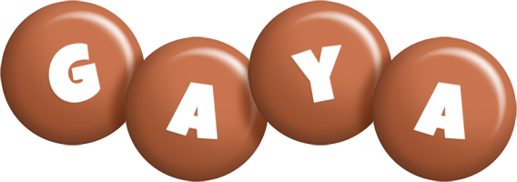 Gaya candy-brown logo