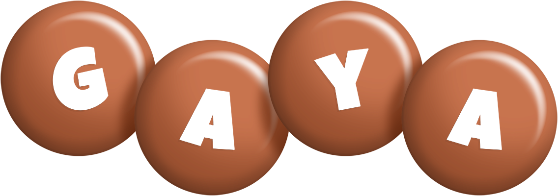 Gaya candy-brown logo