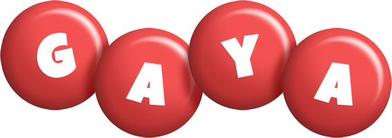 Gaya candy-red logo