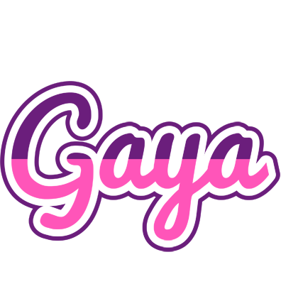 Gaya cheerful logo