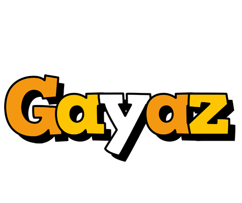 Gayaz cartoon logo