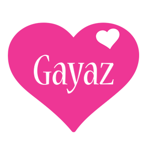 Gayaz love-heart logo