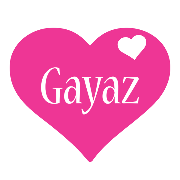 Gayaz love-heart logo