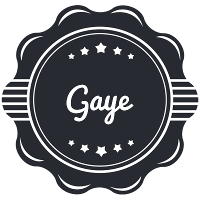 Gaye badge logo