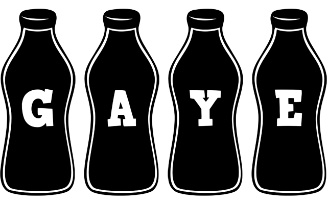 Gaye bottle logo