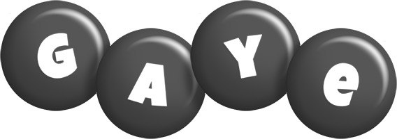 Gaye candy-black logo