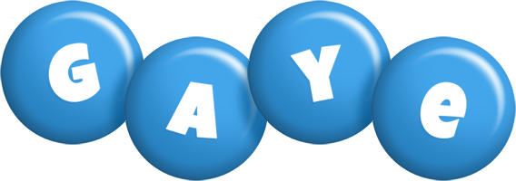 Gaye candy-blue logo