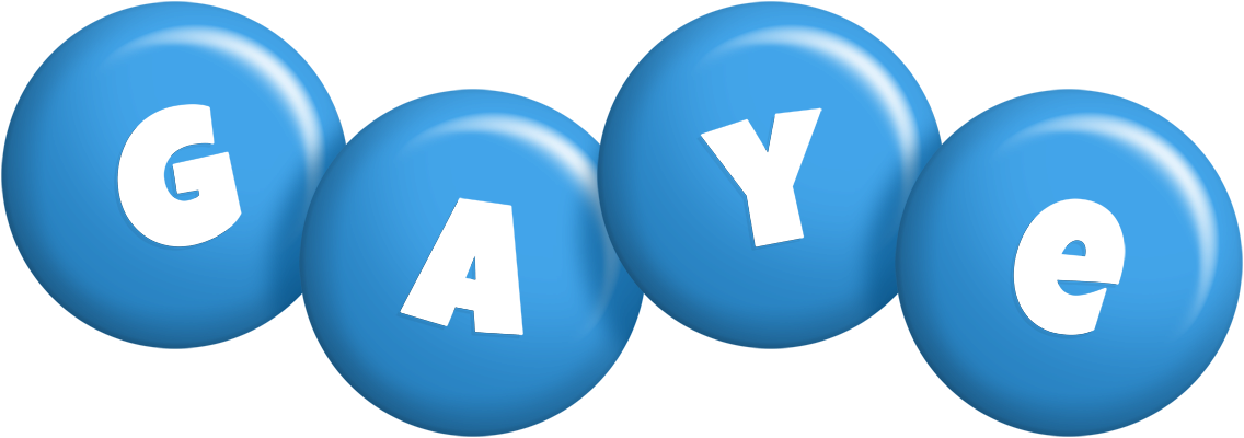Gaye candy-blue logo