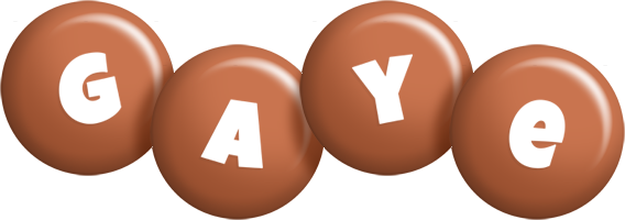 Gaye candy-brown logo