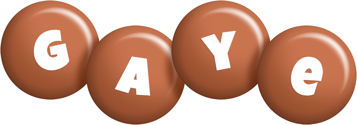 Gaye candy-brown logo