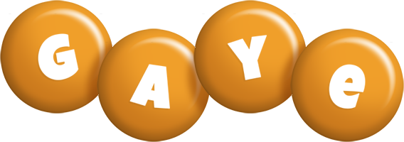 Gaye candy-orange logo