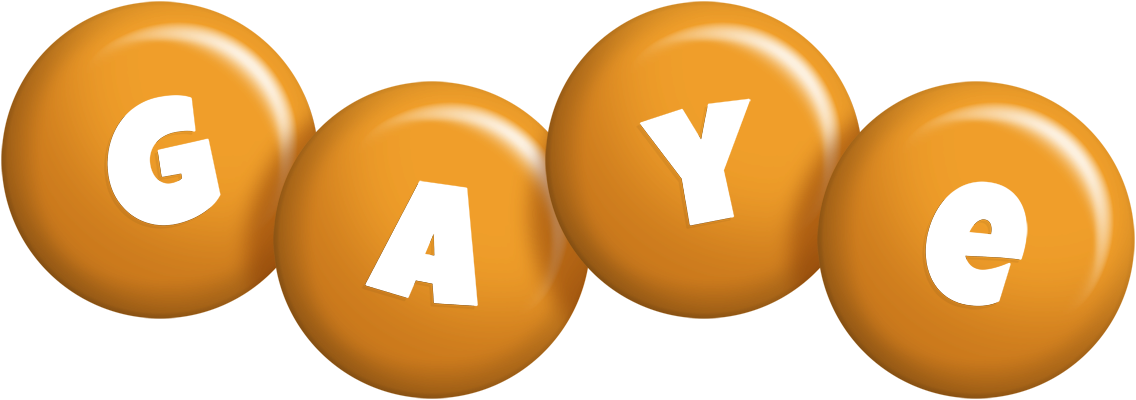 Gaye candy-orange logo