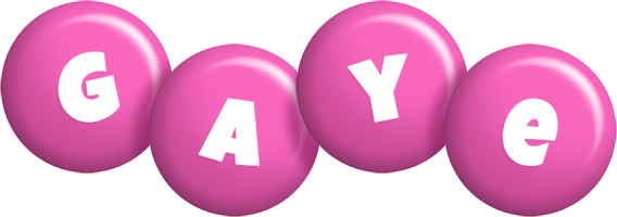 Gaye candy-pink logo