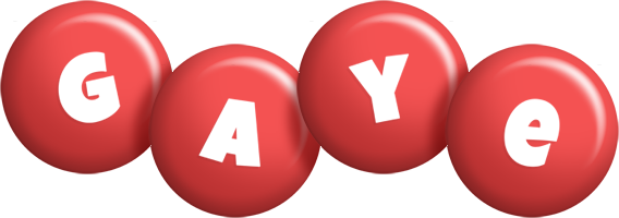 Gaye candy-red logo