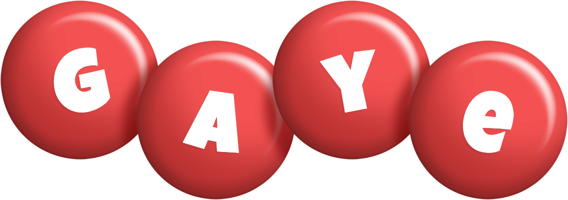 Gaye candy-red logo