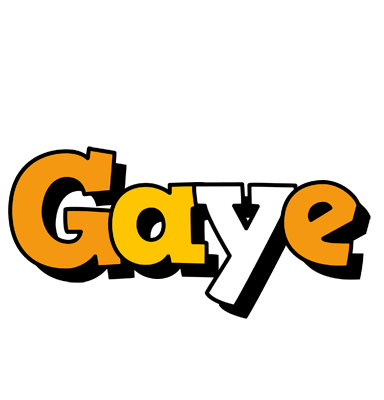 Gaye cartoon logo