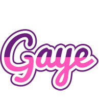 Gaye cheerful logo