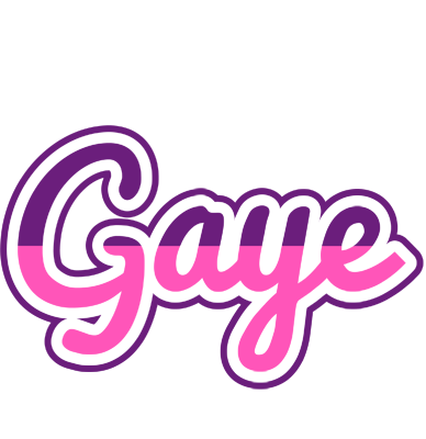 Gaye cheerful logo