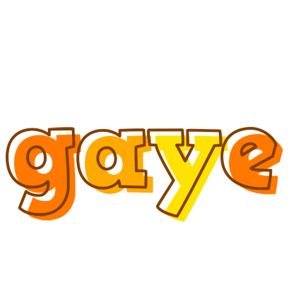 Gaye desert logo