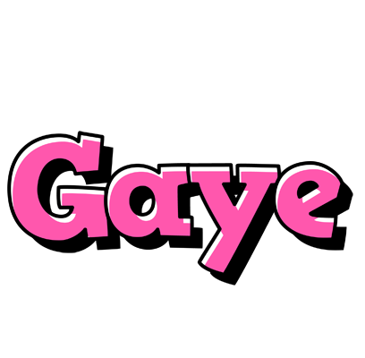 Gaye girlish logo