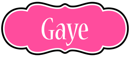 Gaye invitation logo