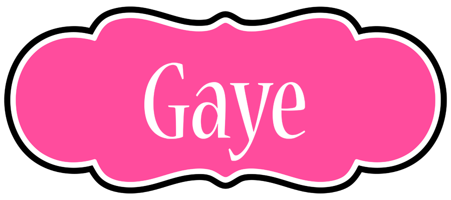 Gaye invitation logo