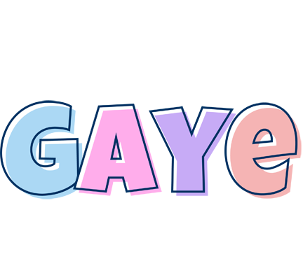 Gaye pastel logo
