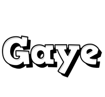 Gaye snowing logo