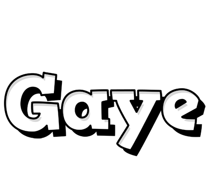 Gaye snowing logo