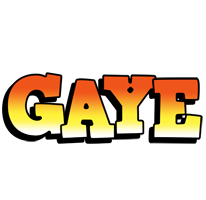 Gaye sunset logo