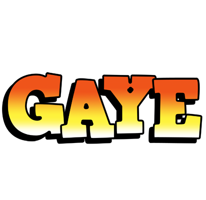 Gaye sunset logo