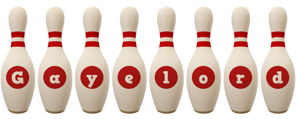Gayelord bowling-pin logo