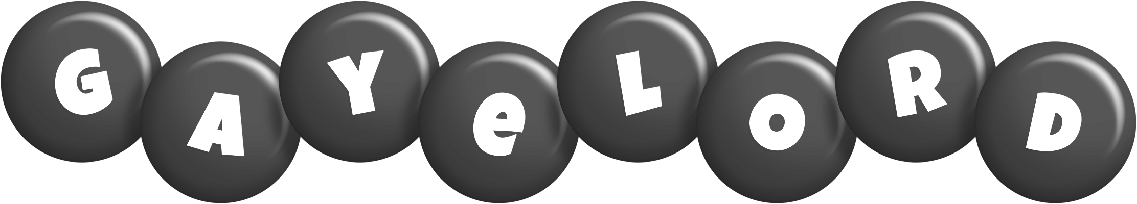 Gayelord candy-black logo