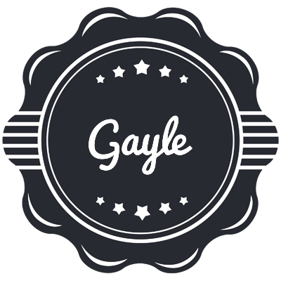 Gayle badge logo