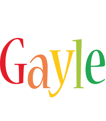 Gayle birthday logo
