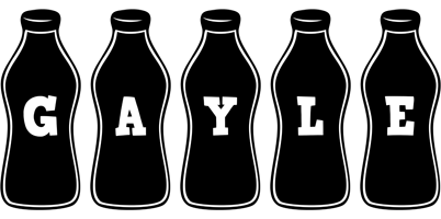 Gayle bottle logo