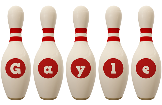 Gayle bowling-pin logo
