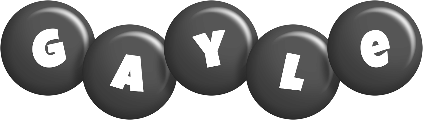 Gayle candy-black logo