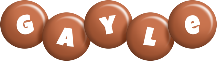 Gayle candy-brown logo