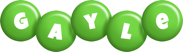 Gayle candy-green logo