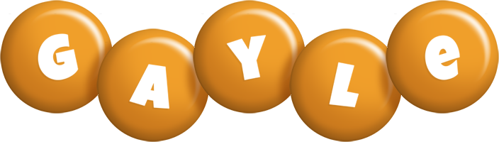 Gayle candy-orange logo