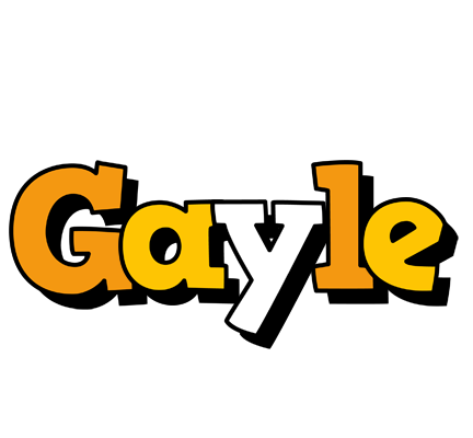 Gayle cartoon logo