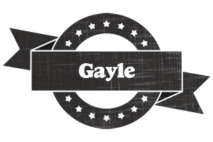 Gayle grunge logo