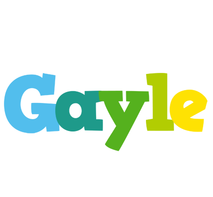 Gayle rainbows logo