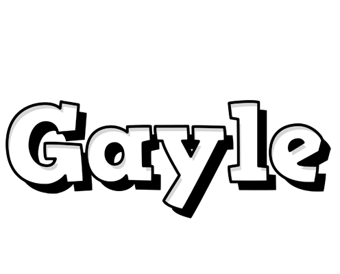 Gayle snowing logo