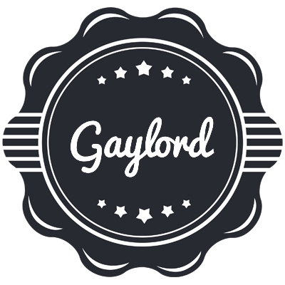 Gaylord badge logo