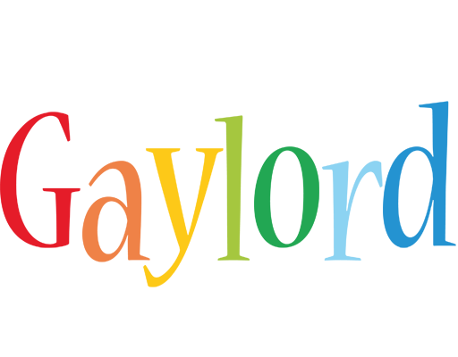 Gaylord birthday logo