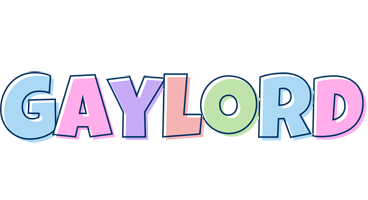 Gaylord pastel logo