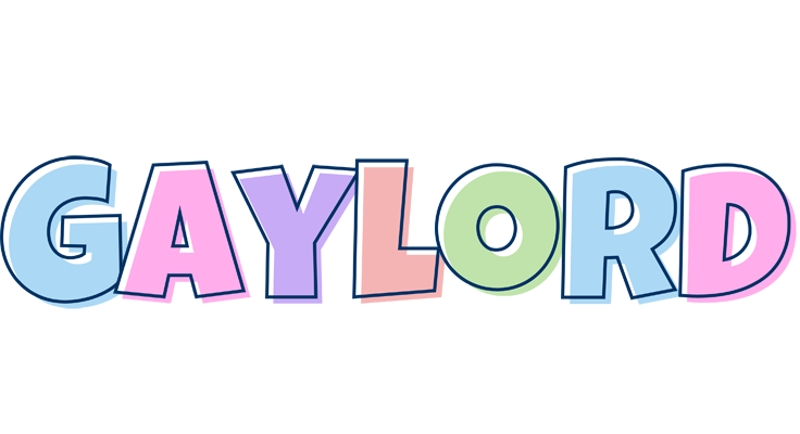 Gaylord pastel logo